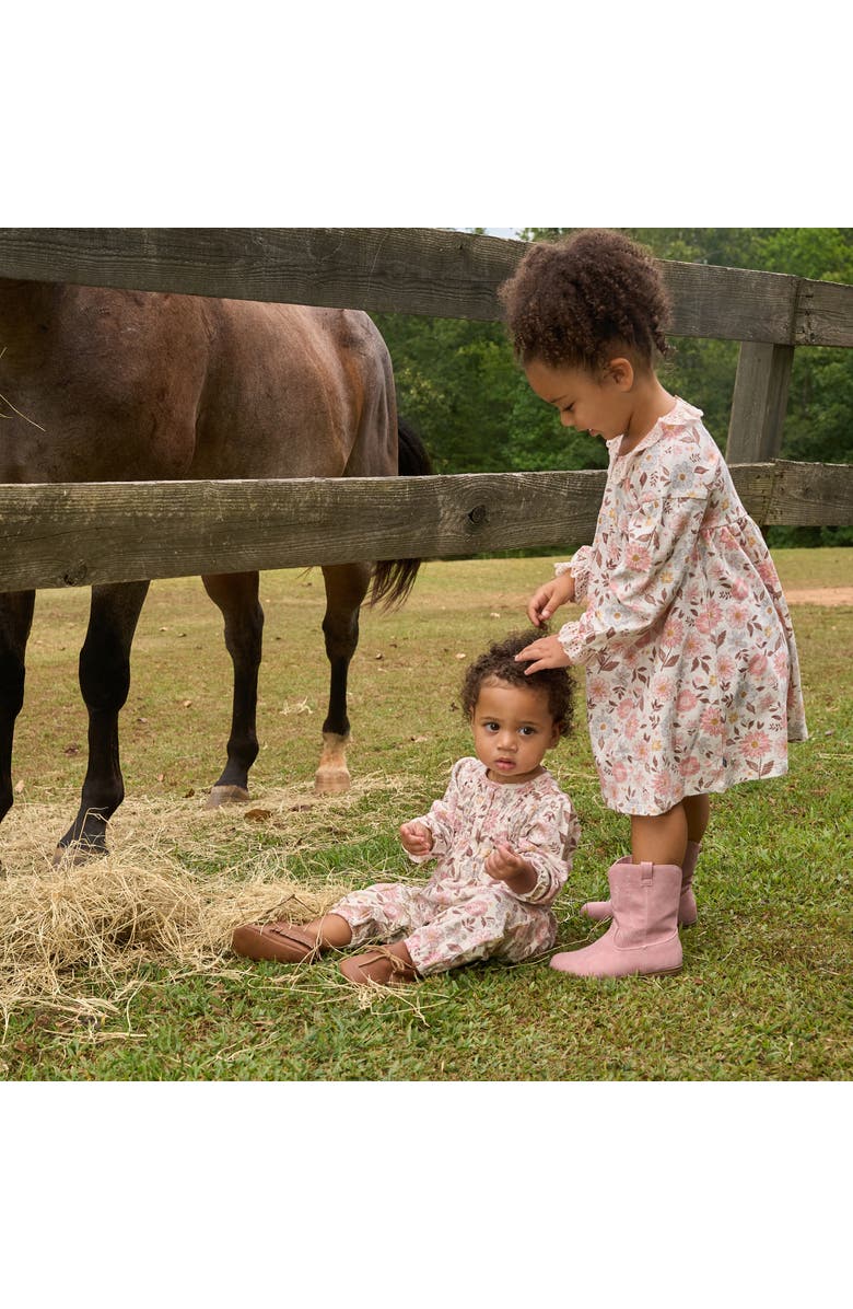 Modern Moments<sup>™</sup> by Gerber Fall Floral Ruffle Dress, Alternate, color, Fall Floral