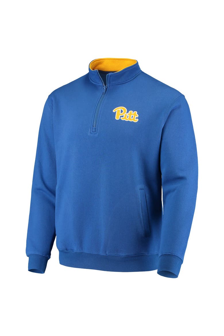 Men's Colosseum Royal Pitt Panthers Tortugas Logo Quarter-Zip Jacket, Alternate, color, Royal