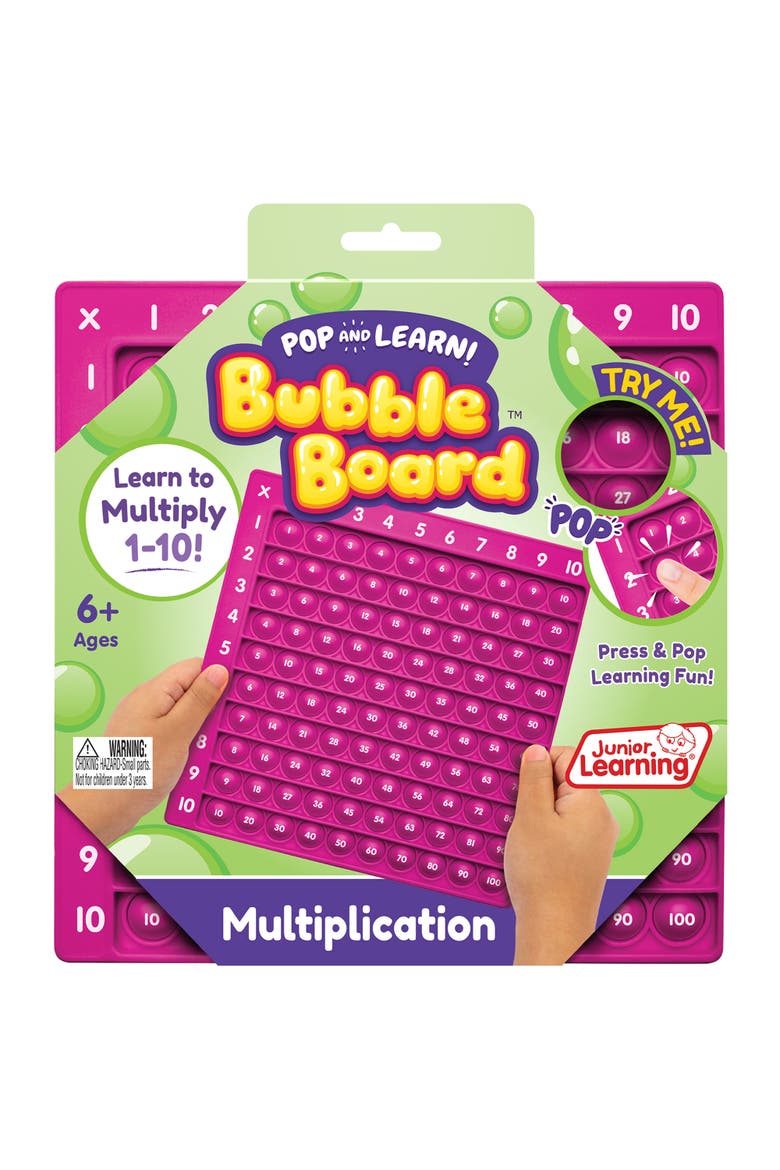 Multiplication Pop and Learn Bubble Board, Main, color, Multicolored