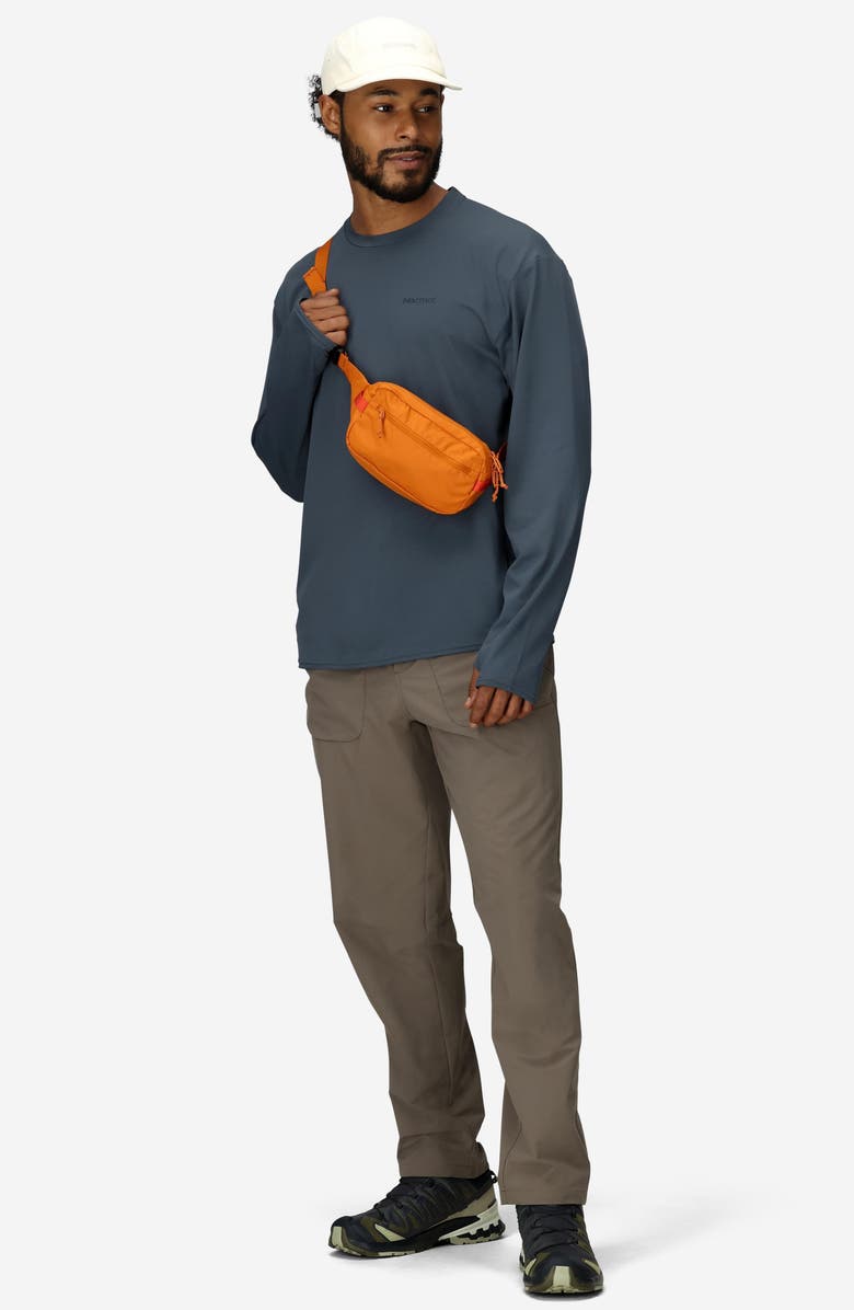 Marmot AirExchange SolarShield UPF Long Sleeve Crewneck T-Shirt, Alternate, color, Thunderhead