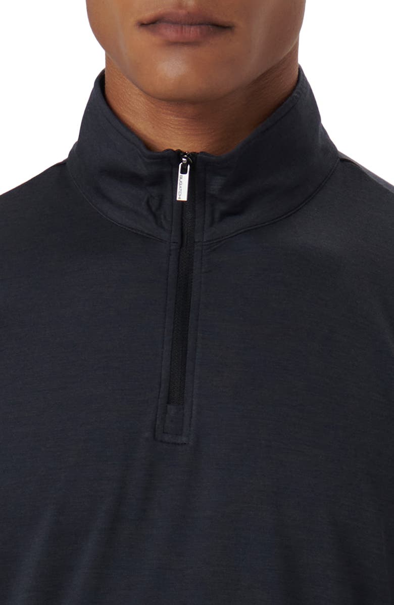 Bugatchi Quarter Zip Performance Pullover, Alternate, color, 
