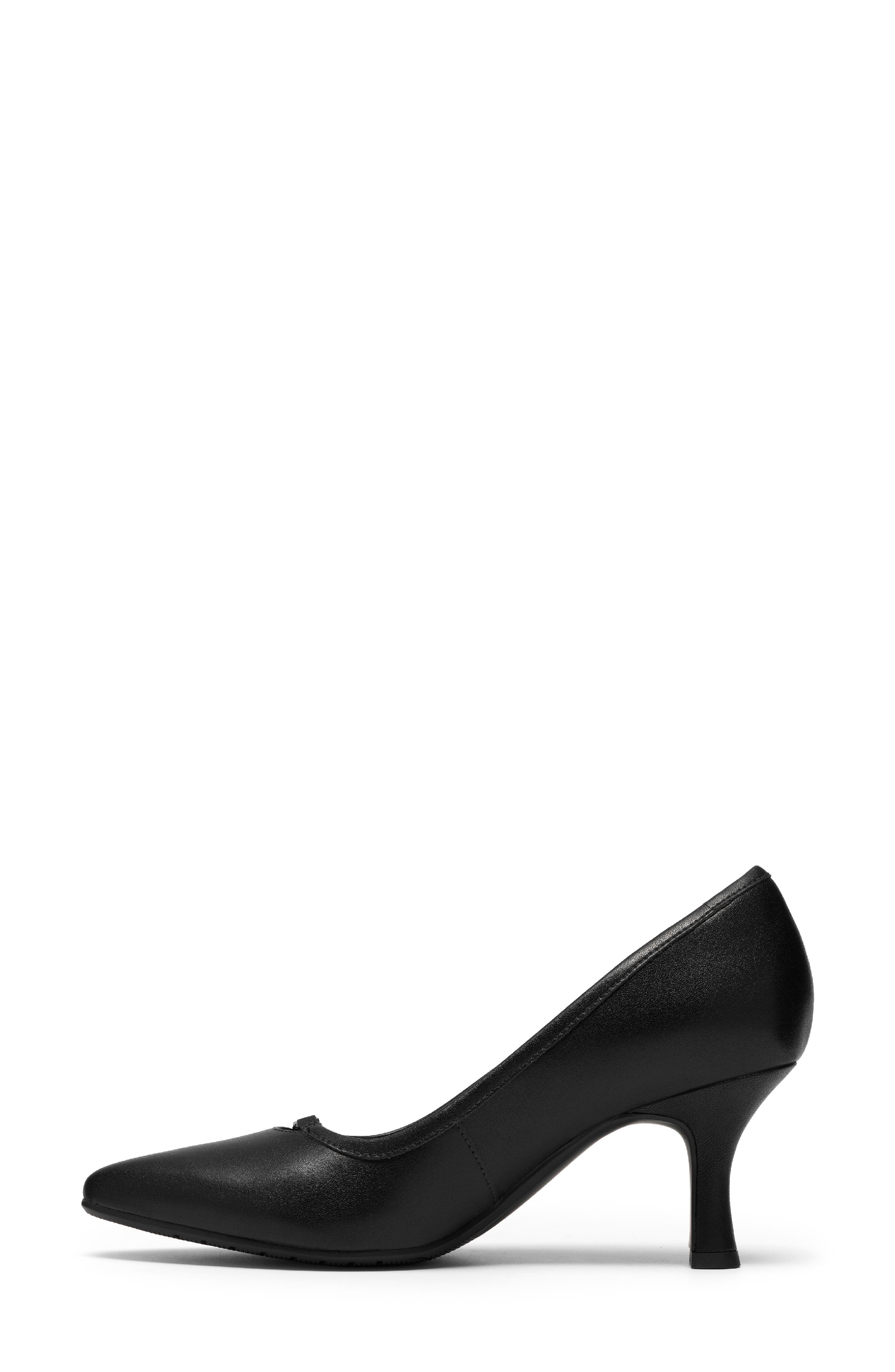 Kacelyn Grace Pump, Alternate, color, BLACK LEATHER