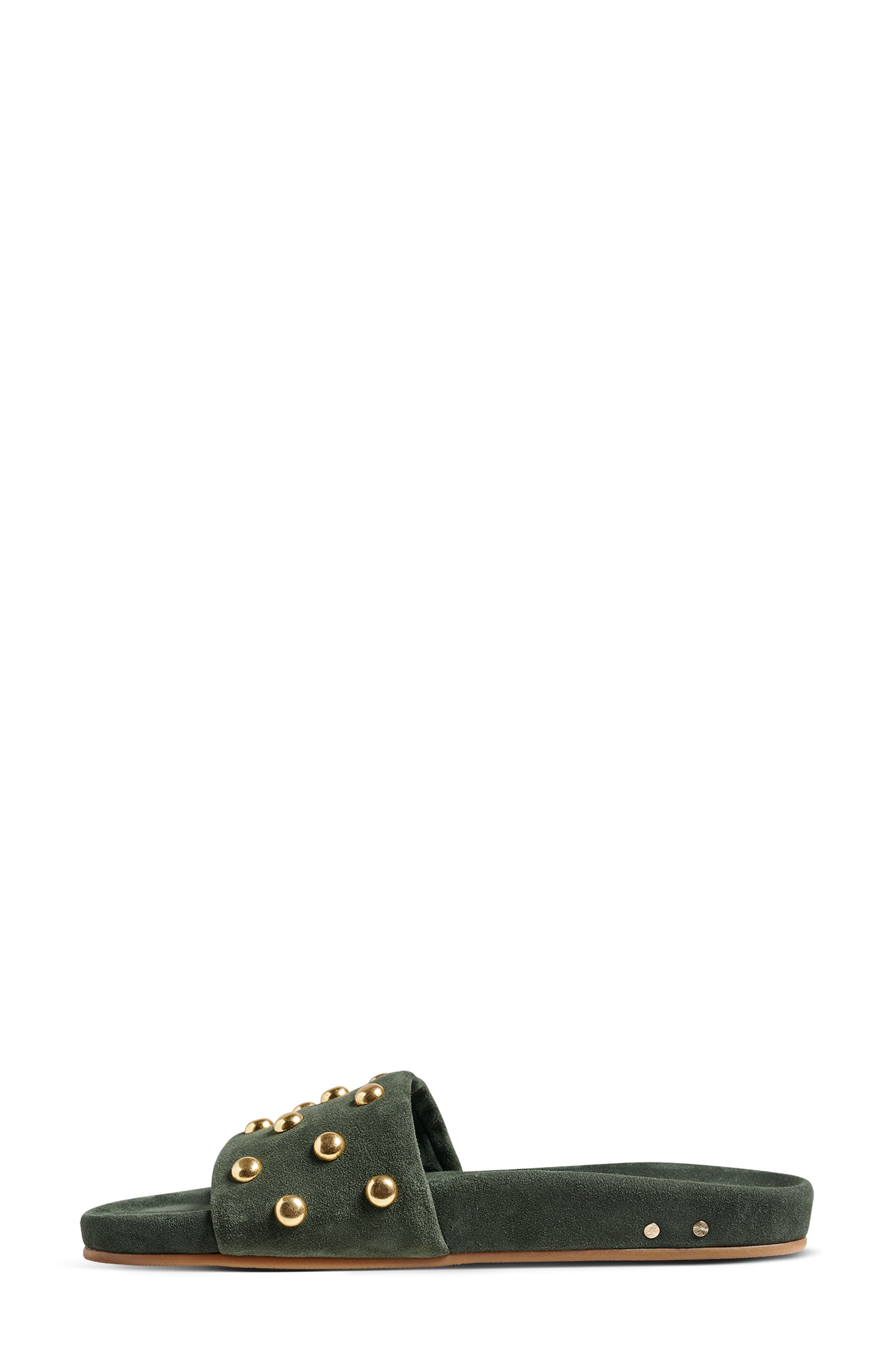Beek Gallito Stud Slide Sandal, Alternate, color, Ivy