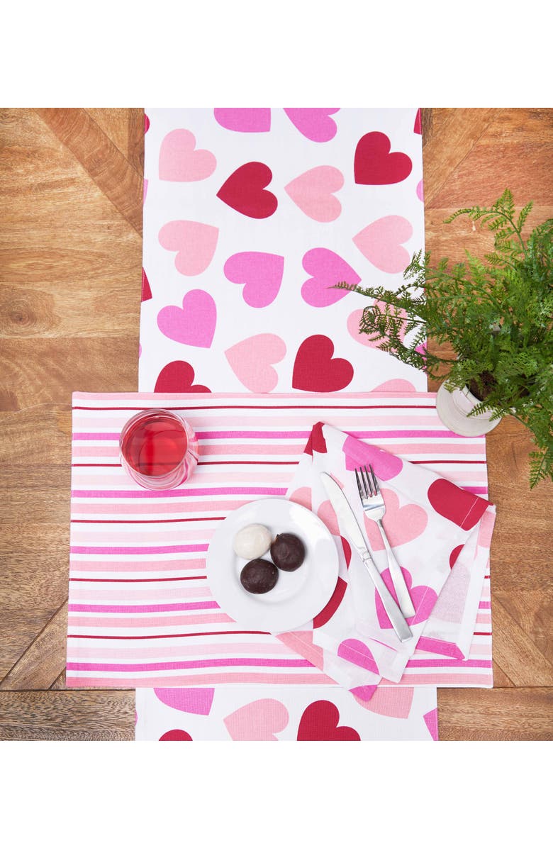 C&F Home Love You More Napkin Set of 6, Alternate, color, Purple