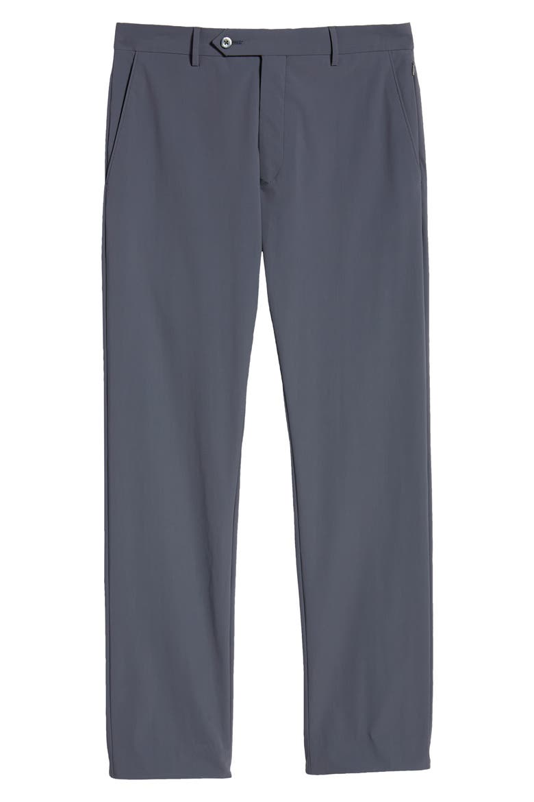 Men's Active Stretch Flat Front Pants, Alternate, color, MEDIUM GREY 0