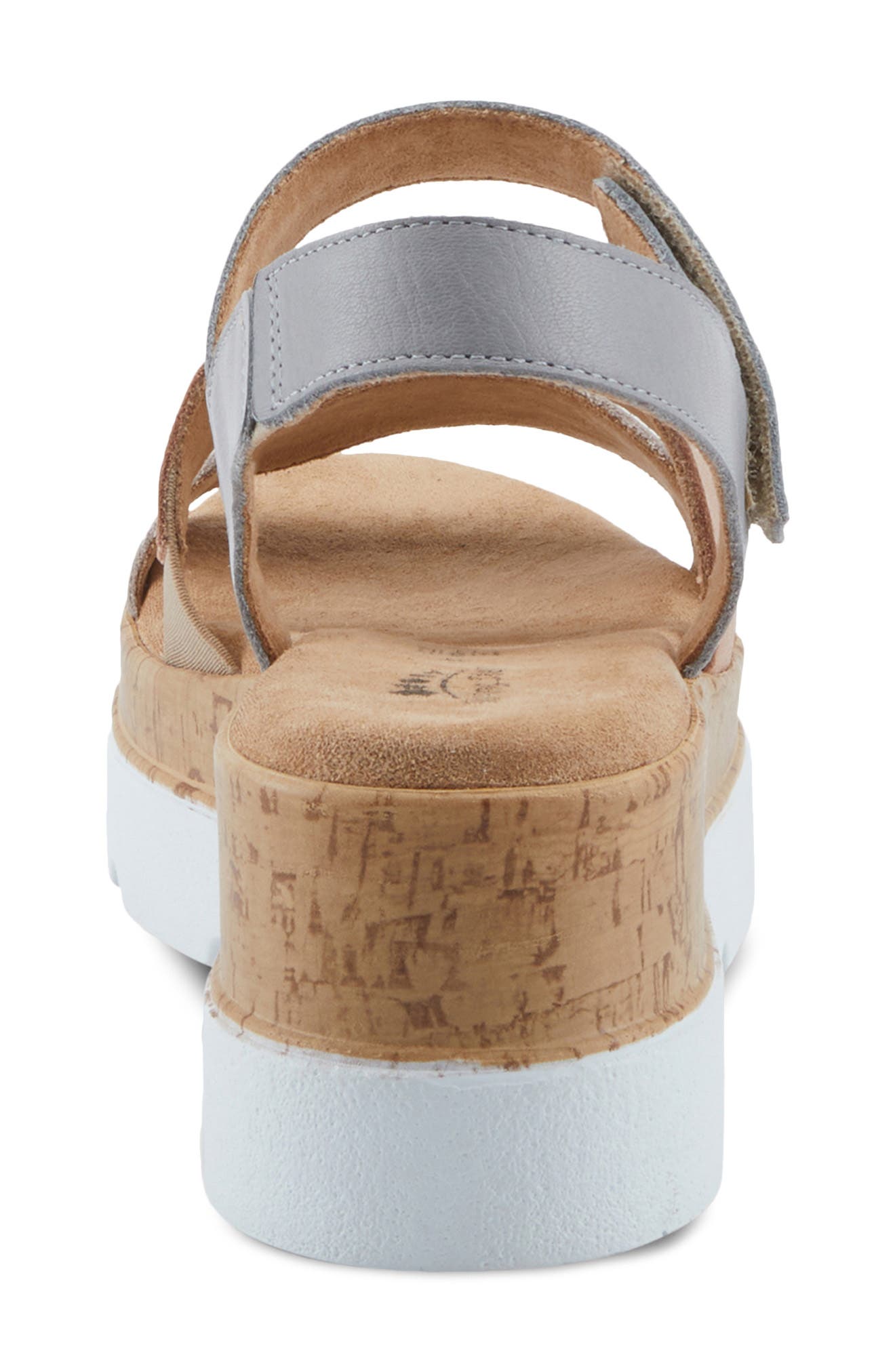 Spring Step Acey Wedge Platform Sandal, Alternate, color, Grey Multi