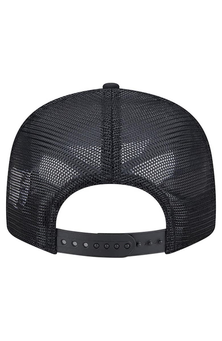 New Era Men's New Era Black New York Jets Ripstop Patch 9FIFTY Split Panel Snapback Hat, Alternate, color, Black