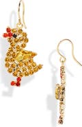 CRISTABELLE Easter Chick Drop Earrings