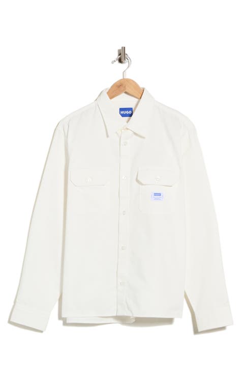 Ekynone Cotton Twill Button-Up Shirt