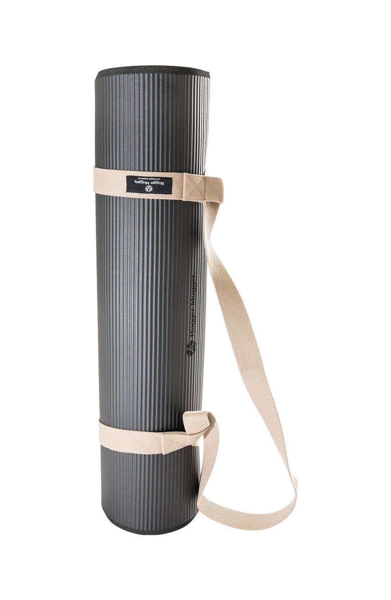 Hugger Mugger Strap Sling Yoga Mat Carrier, Main, color, Sand