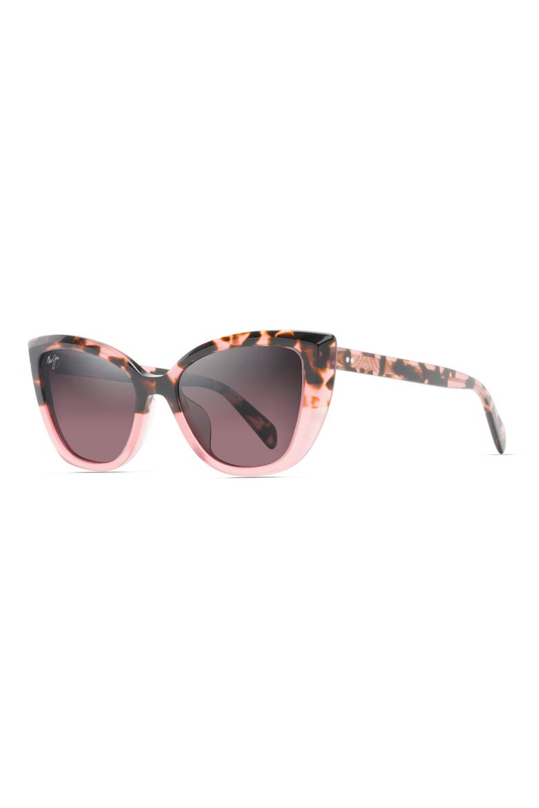 Blossom 54mm PolarizedPlus2® Cat Eye Sunglasses, Alternate, color, PINK