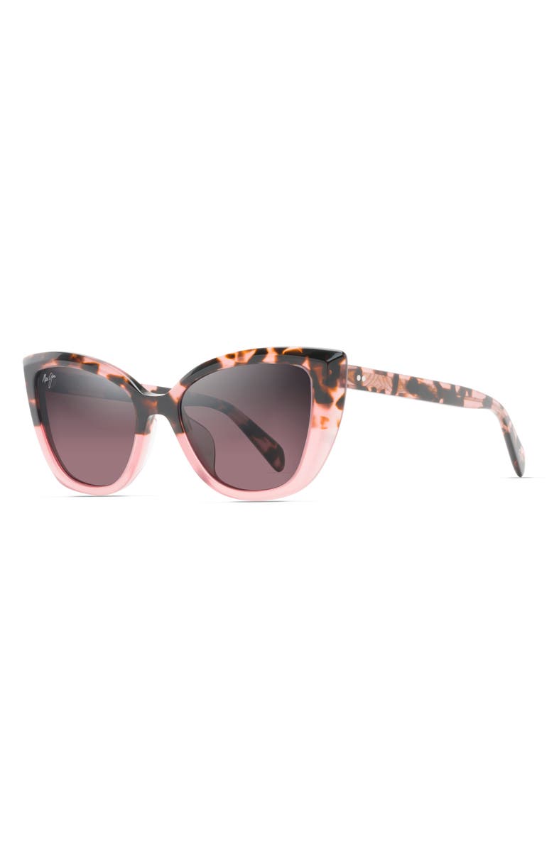 Maui Jim Blossom 54mm PolarizedPlus2<sup>®</sup> Cat Eye Sunglasses, Alternate, color, Pink