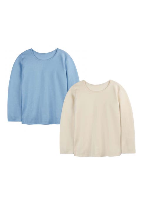 Rib Knit Long Sleeve 2 Pack