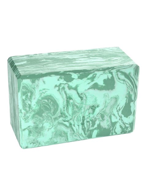 4 in. Marbled Foam Yoga Block