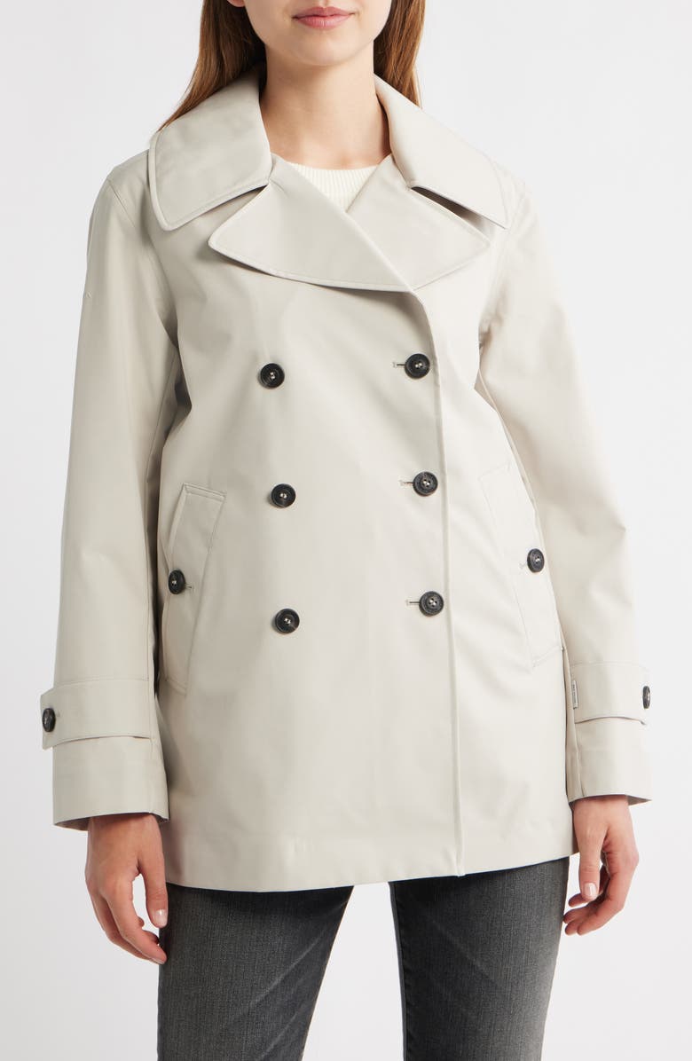 Save The Duck Sofi Waterproof Trench Coat, Main, color, 