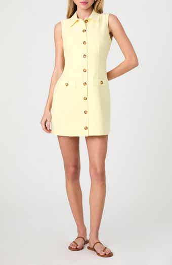 French Connection Azra Sleeveless Twill Mini Shirtdress