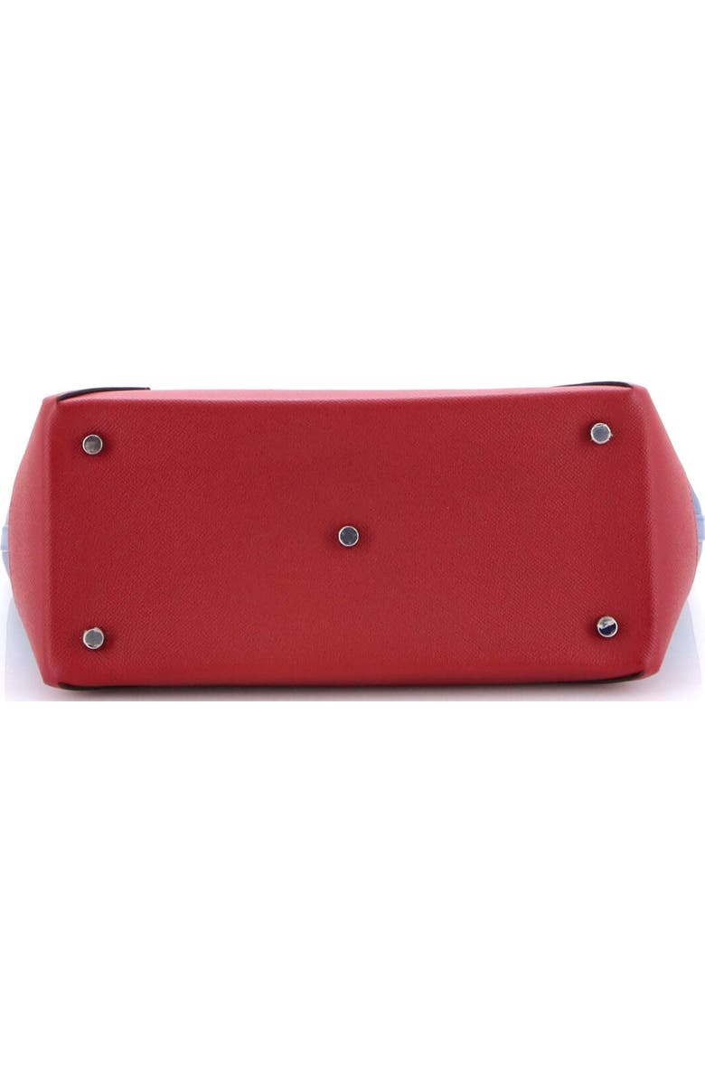 Pre-Owned Hermes Maxibox Cabas Evercolor with Epsom 30, Alternate, color, Bleu Agate