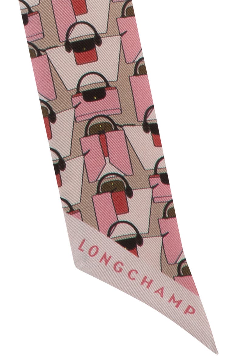 Longchamp Silk Scarf, Alternate, color, Ballerina