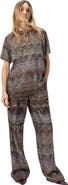 Missoni Short Sleeve T-shirt With Zigzag And Sequins