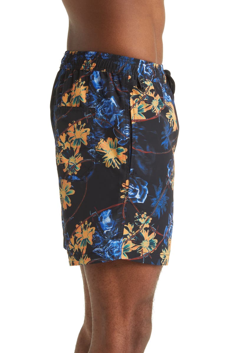 Ksubi Hyperflower Swim Trunks, Alternate, color, 