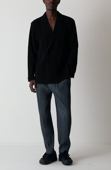 Homme Plissé Issey Miyake Tailored Pleats 1 Double Breasted Jacket