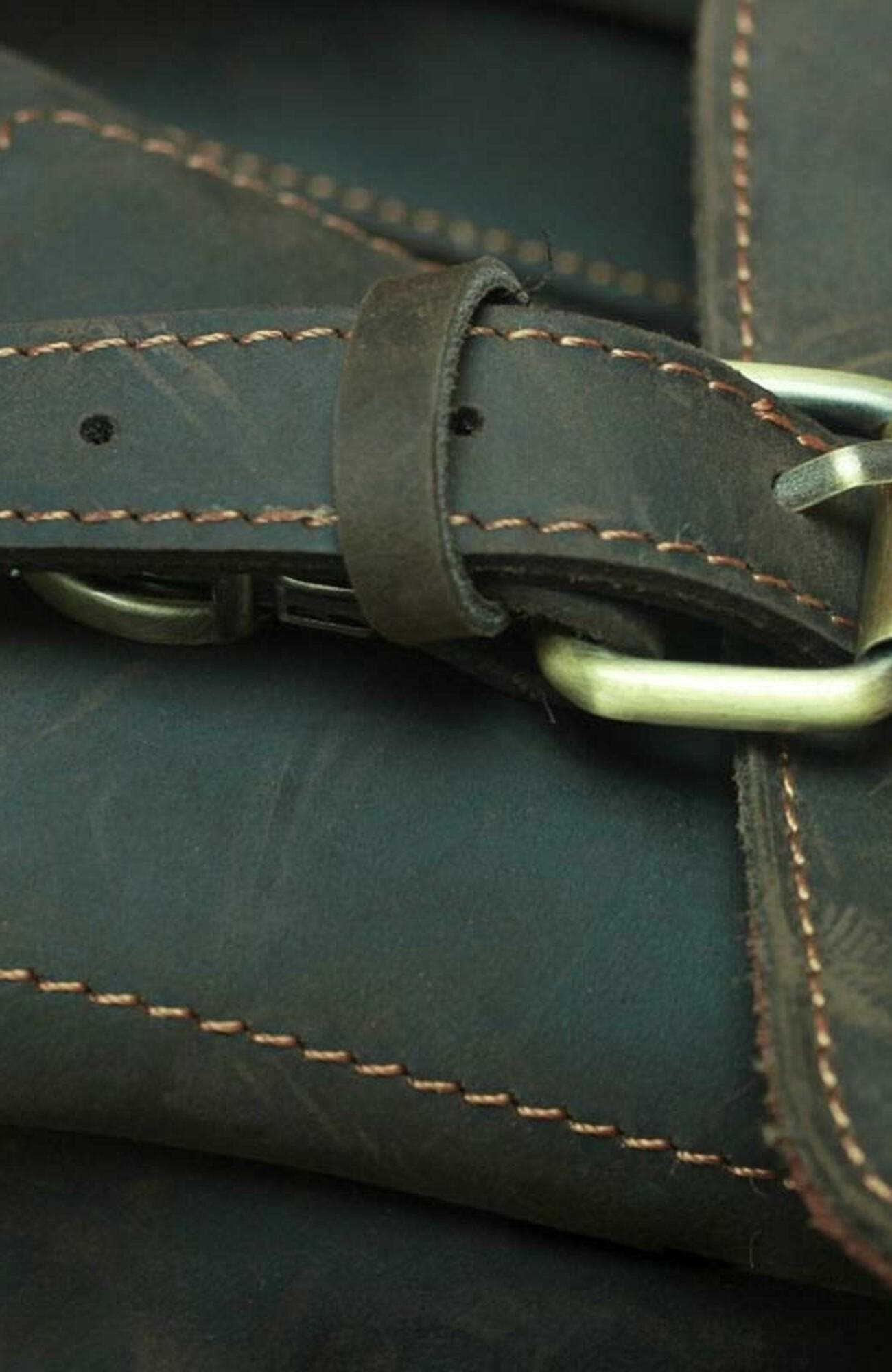 STEEL HORSE LEATHER The Faust Leather Camera Bag | Crossbody Vintage Camera Messenger Bag, Alternate, color, Brown