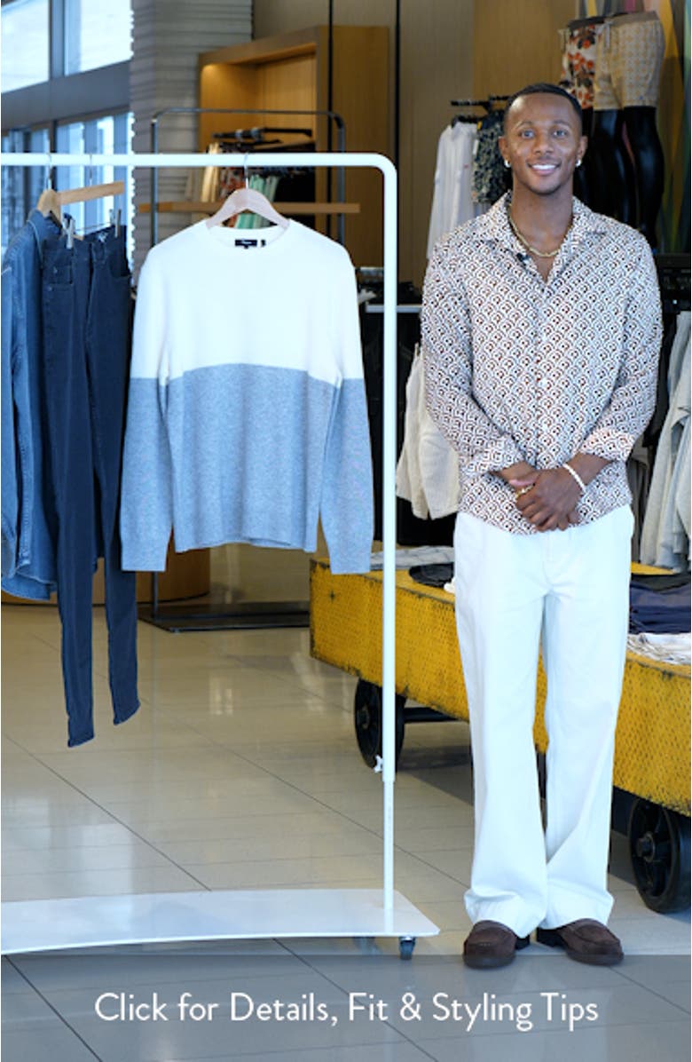 Hilles Colorblock Wool & Cashmere Sweater, sales video thumbnail