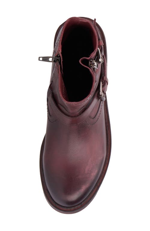 Vintage Foundry Umay Moto Boot In Burgundy