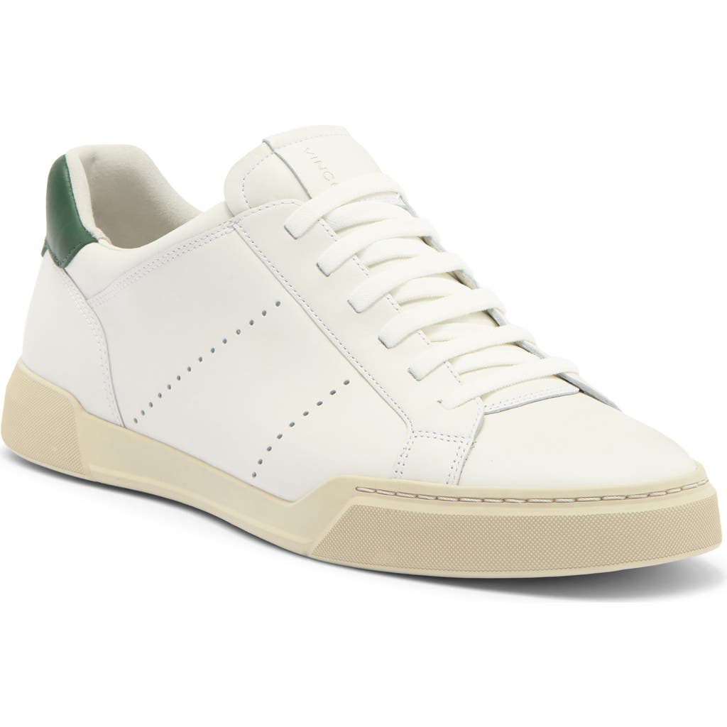 Vince Mercer Slip-on Sneaker In White/pine