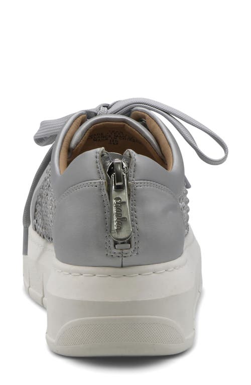 Charles David Sean Rhinestone Sneaker In Pale Silver
