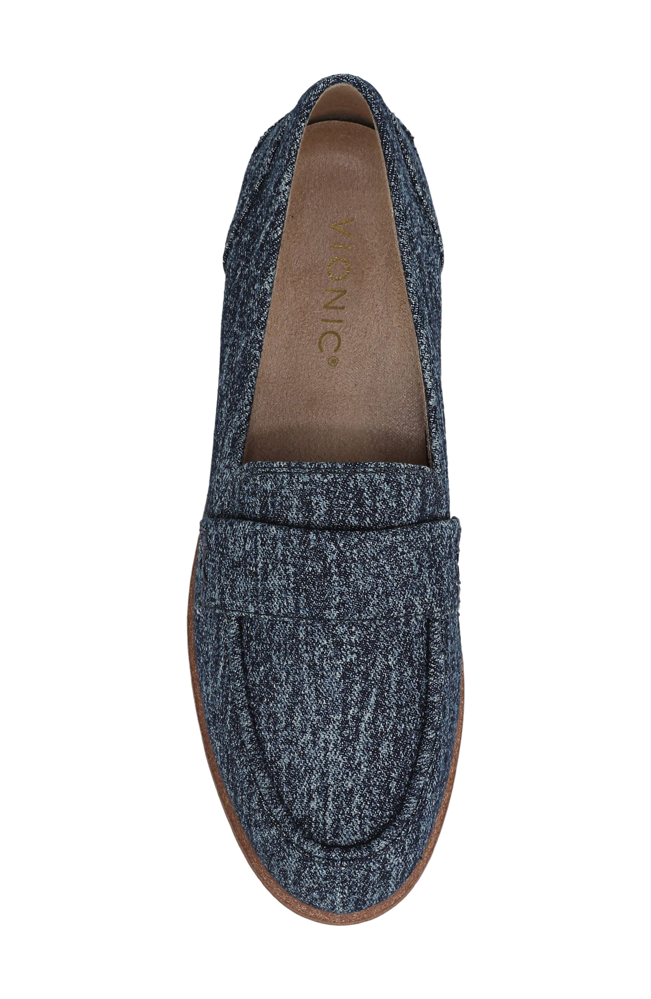 Vionic Cleo Loafer, Alternate, color, Dark Denim