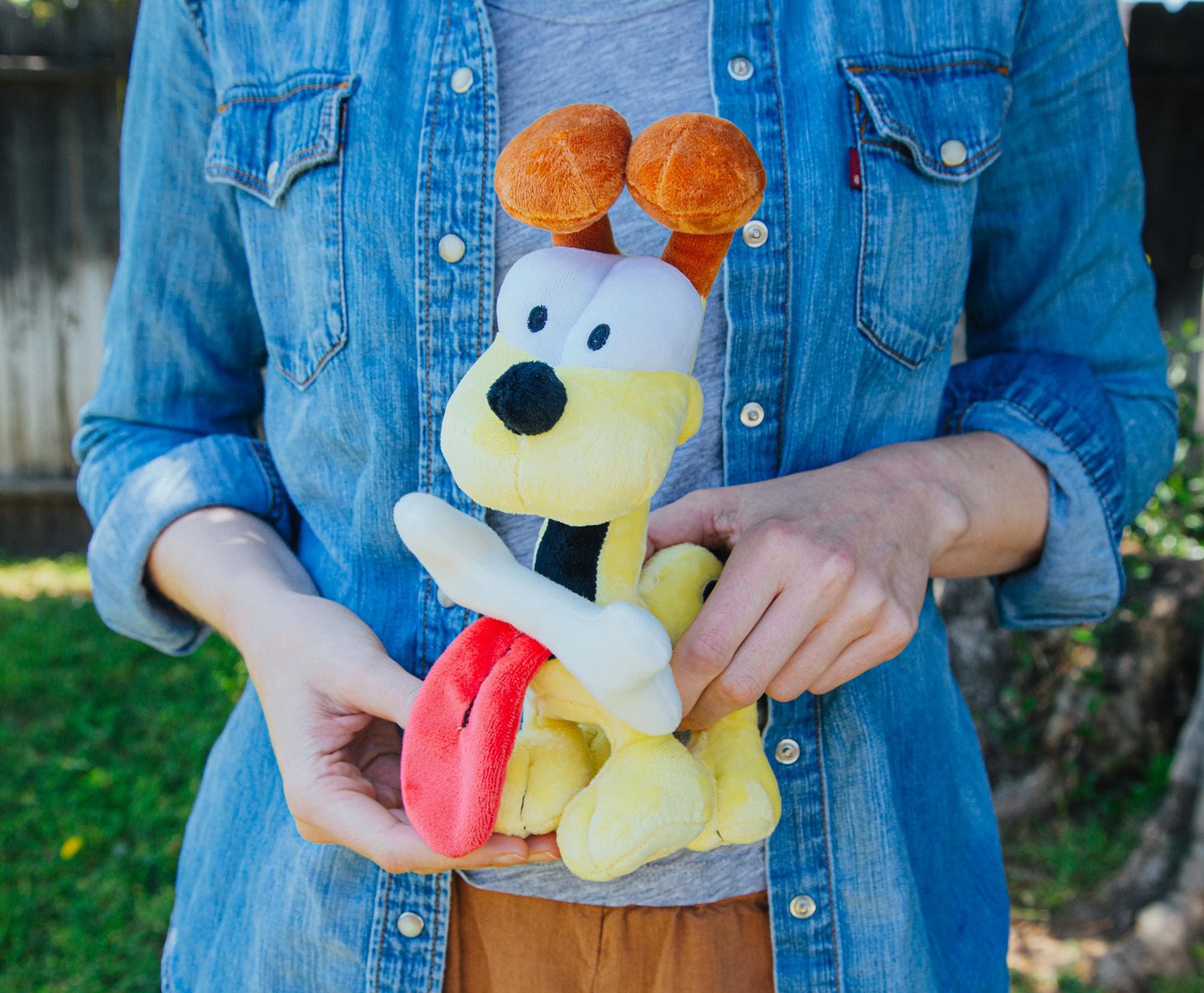 Toynk Garfield Odie With Dog Bone 12-Inch Collector Plush Toy