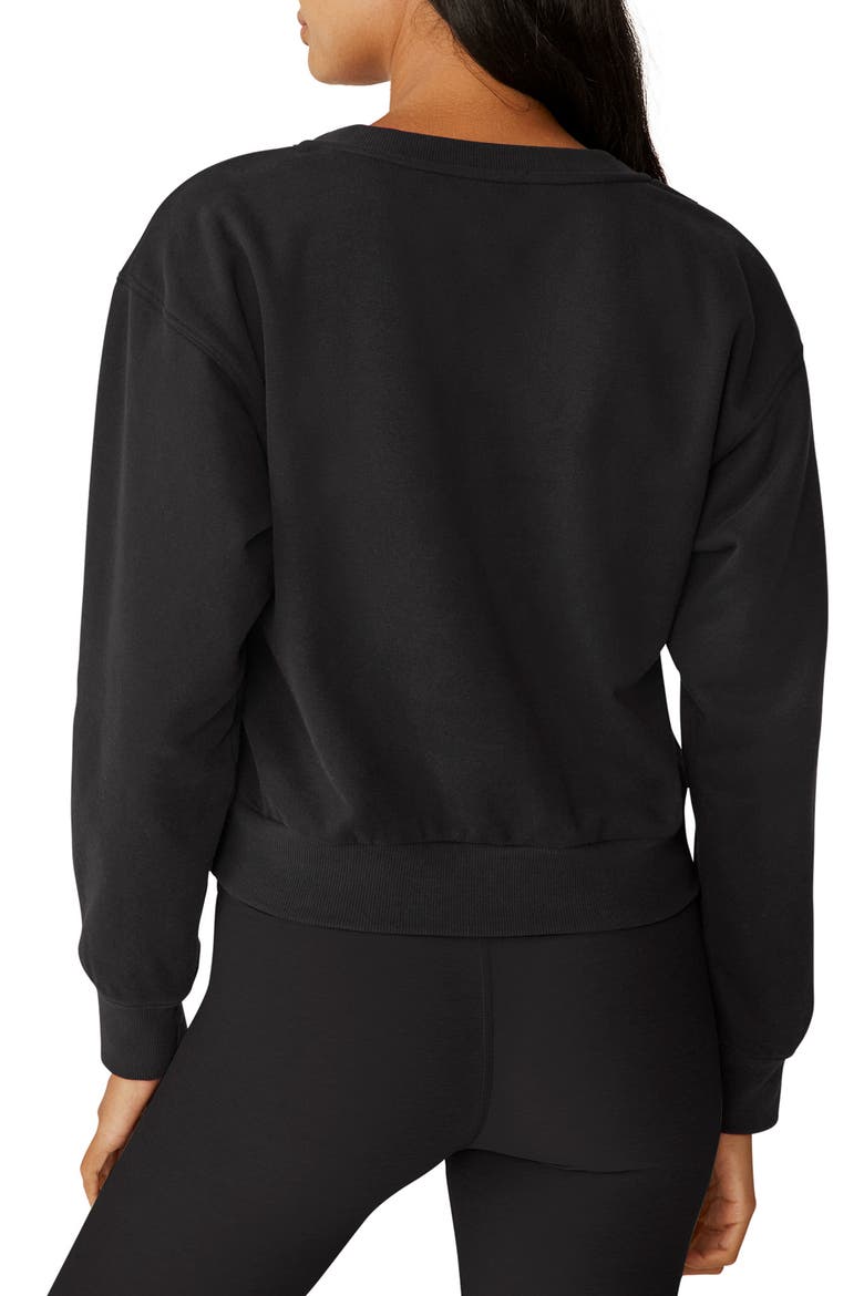 On the Go Crewneck Sweatshirt, Alternate, color, BLACK