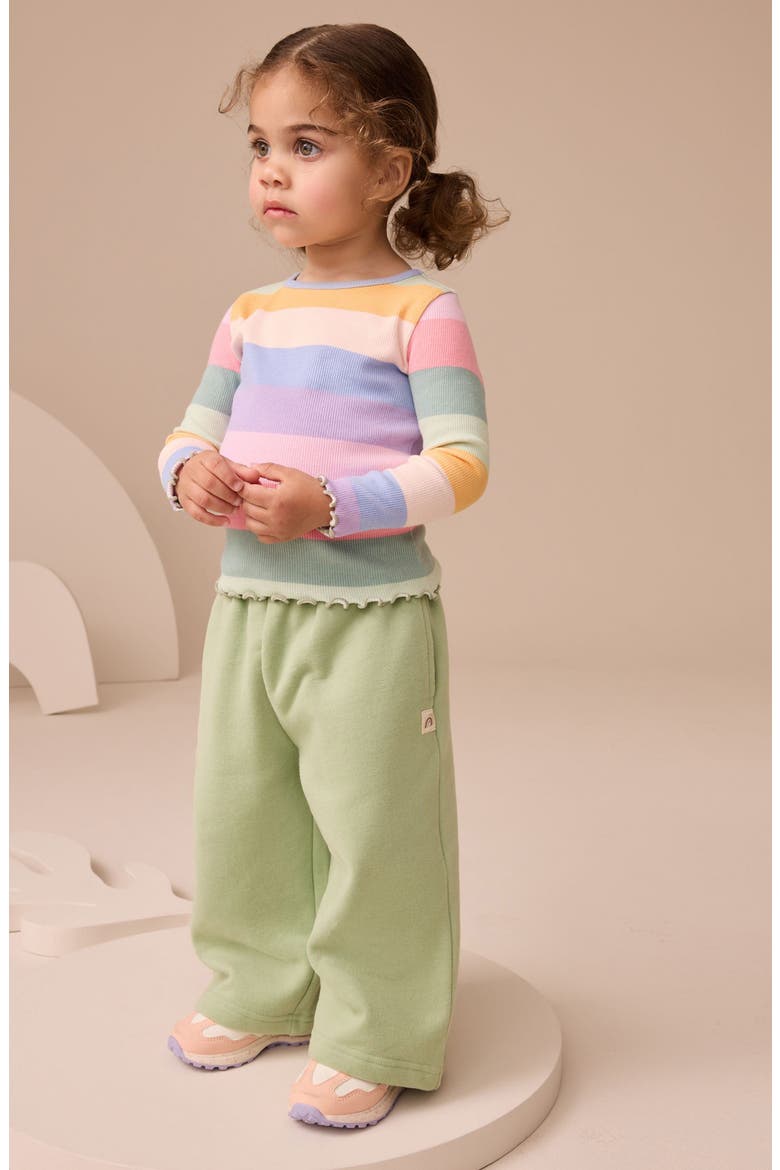 Kids' Stripe Long Sleeve Top, Alternate, color, MULTI