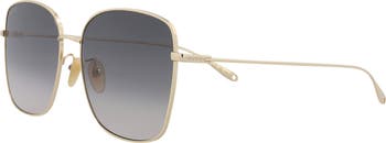 61mm Square Sunglasses