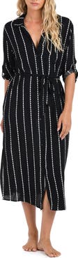 La Blanca City Lights Cover-Up Shirtdress