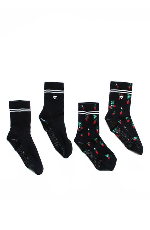 2-Pack Classic Crew Grip Socks
