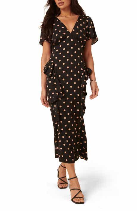 Nobody's Child Lyndsey Spot Midi Dress