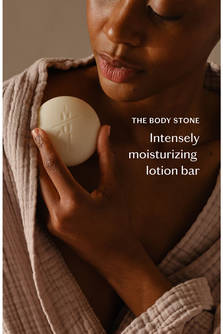 Amber & Vanilla Body Stone - Moisturizing Lotion Bar (Limited Edition), Alternate, color, NO COLOR