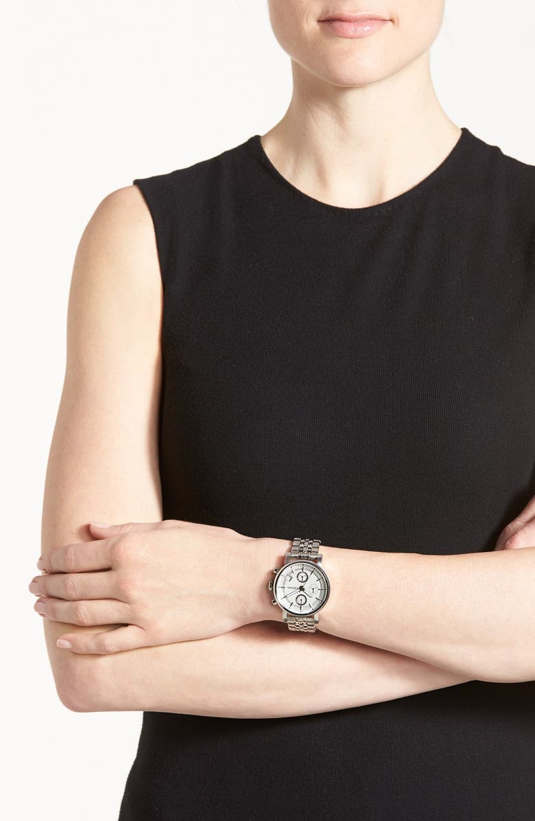 Fossil 'Original Boyfriend' Chronograph Bracelet Watch, 38mm, Alternate, color,