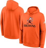 Nike Men's Nike Orange Cleveland Browns Best Season Rewind Club Pullover Hoodie