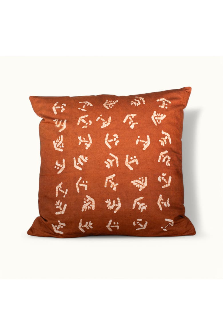 Fossey Pillow, Main, color, Red Earth