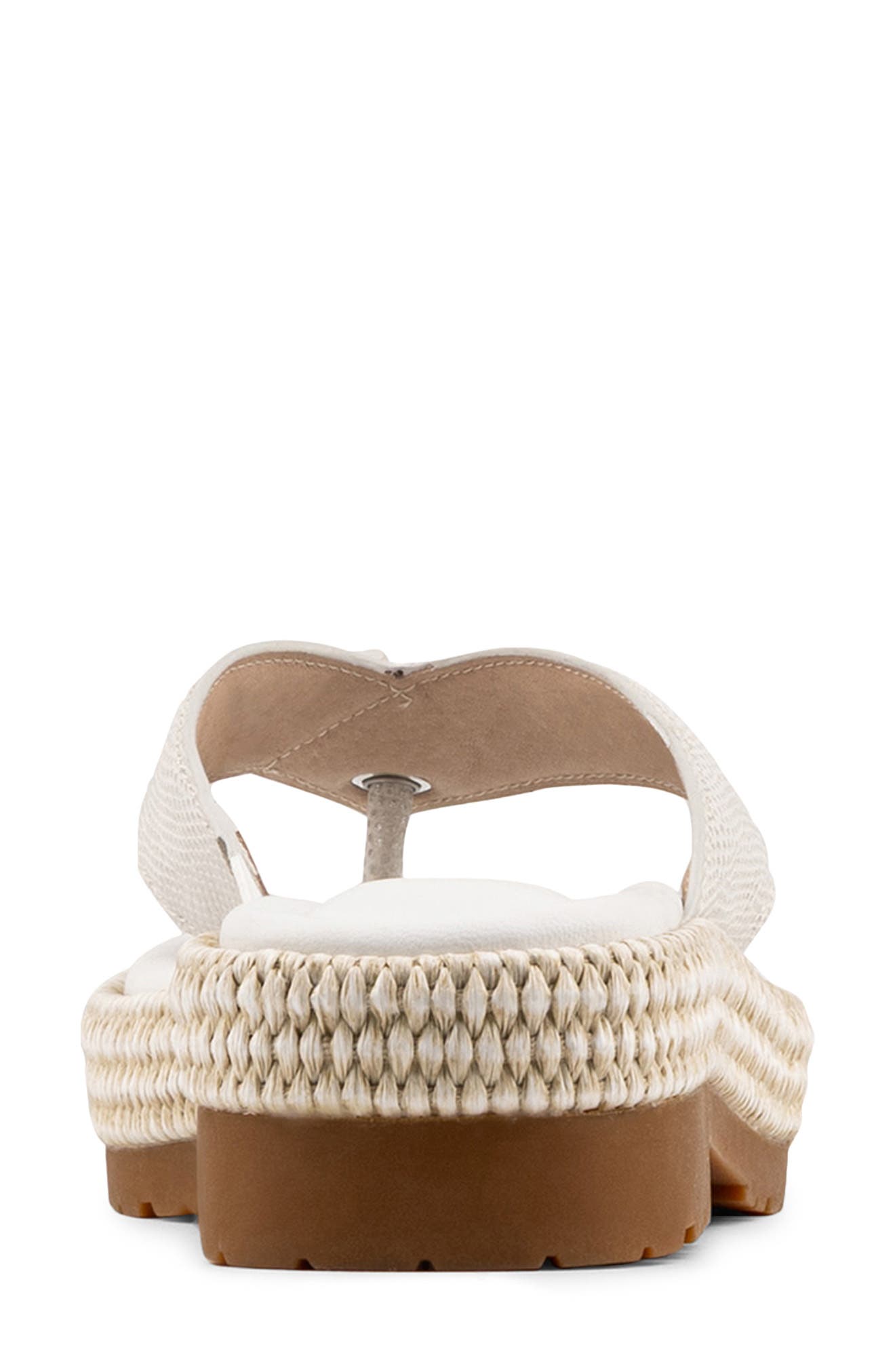 Samiya Platform Flip Flop, Alternate, color, PORCELAIN