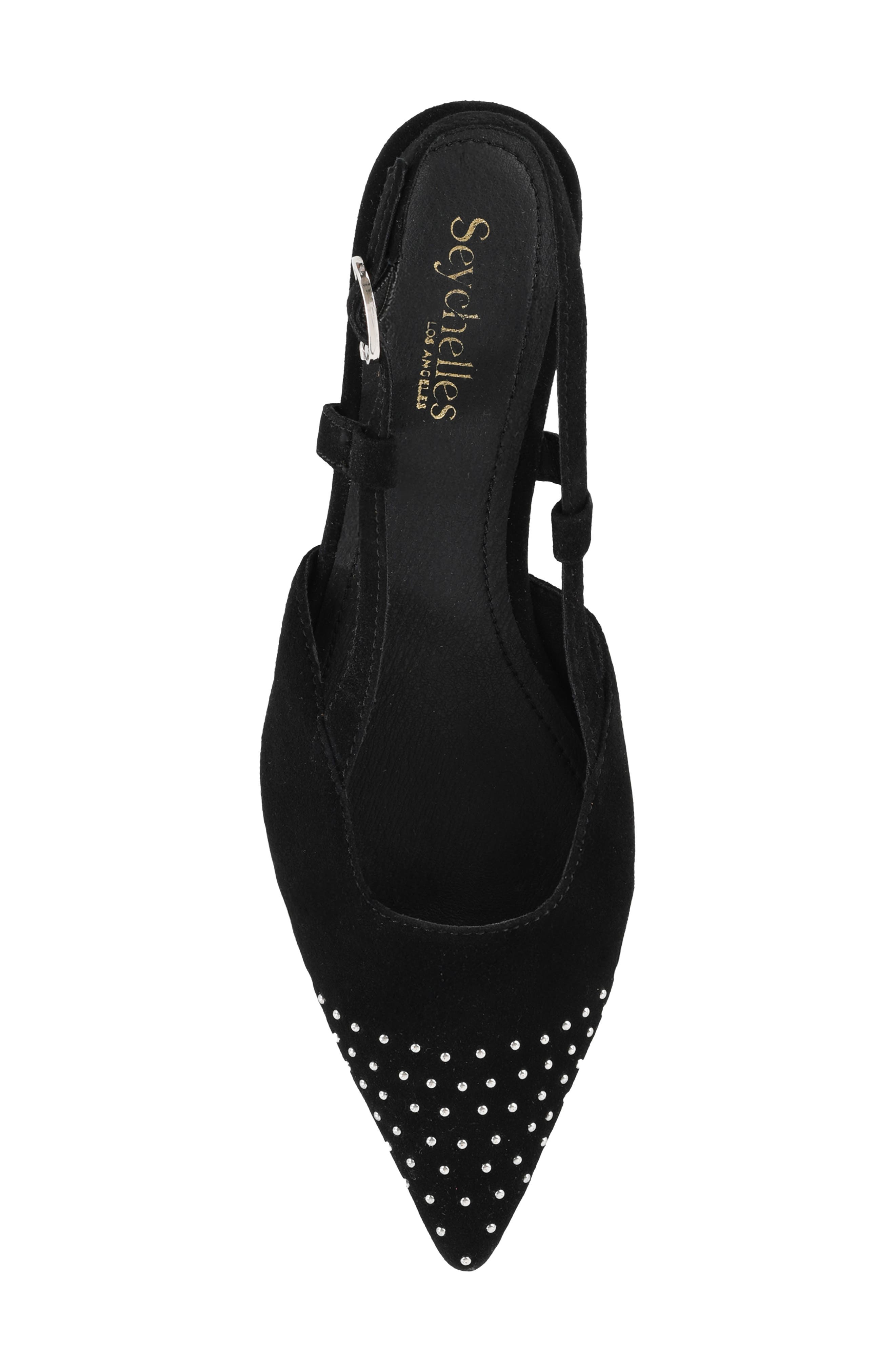 Cosmic Slingback Pump, Alternate, color, BLACK