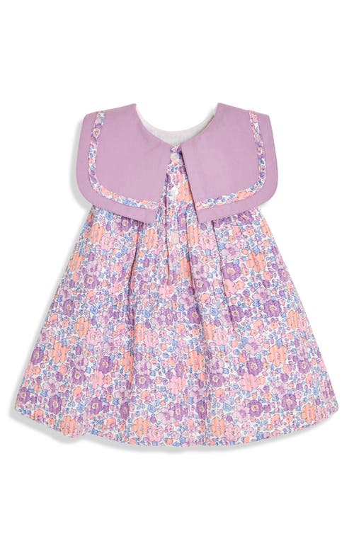 Jojo Maman Bébé Jojo Maman Bebe Floral Cotton Platter Collar Dress & Bloomers
