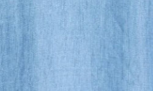 Apny High-low Shirt In Light Indigo