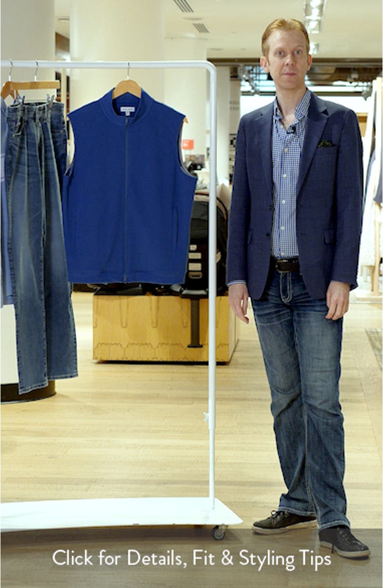 Cradle Piqué Performance Full Zip Vest, sales video thumbnail