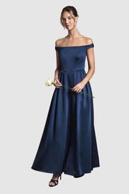 Coast Bandeau Off-Shoulder Maxi Dress