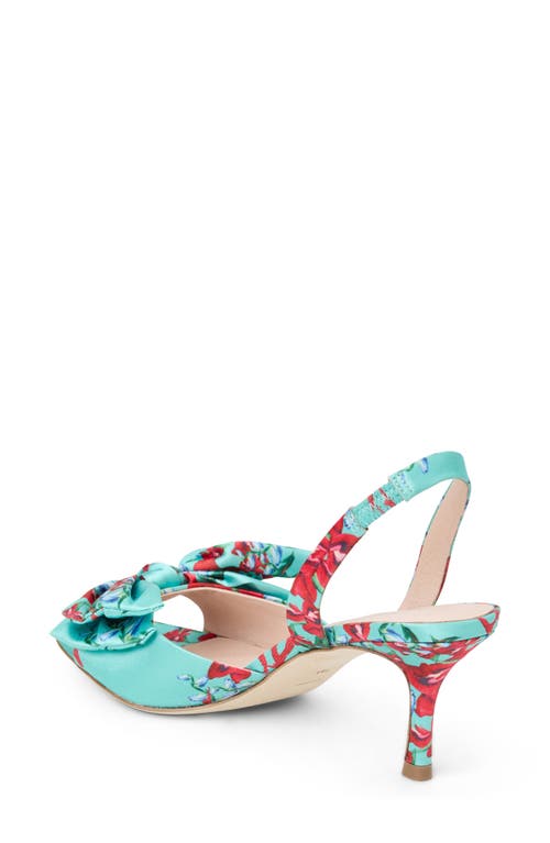 Shop Jack Rogers Eloise Slingback Sandal In Aquamarine Multi