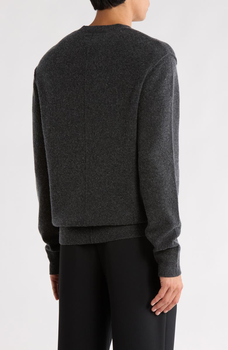 AllSaints Patern Crewneck Sweater, Alternate, color, Graphite Grey